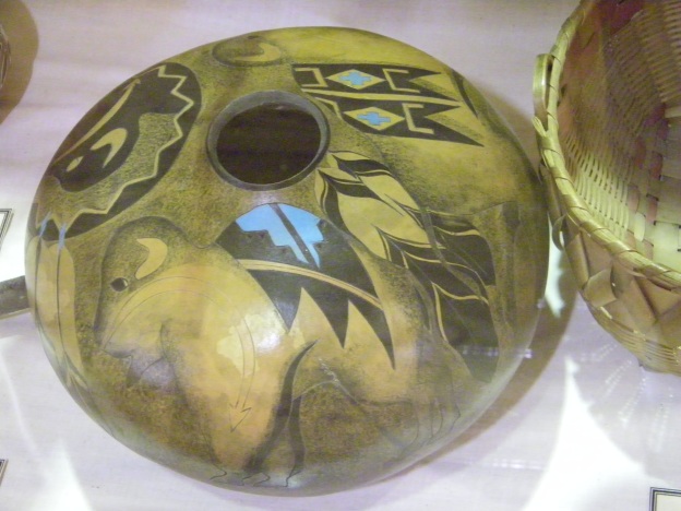 photo of pottery in Crazy Horse Museum